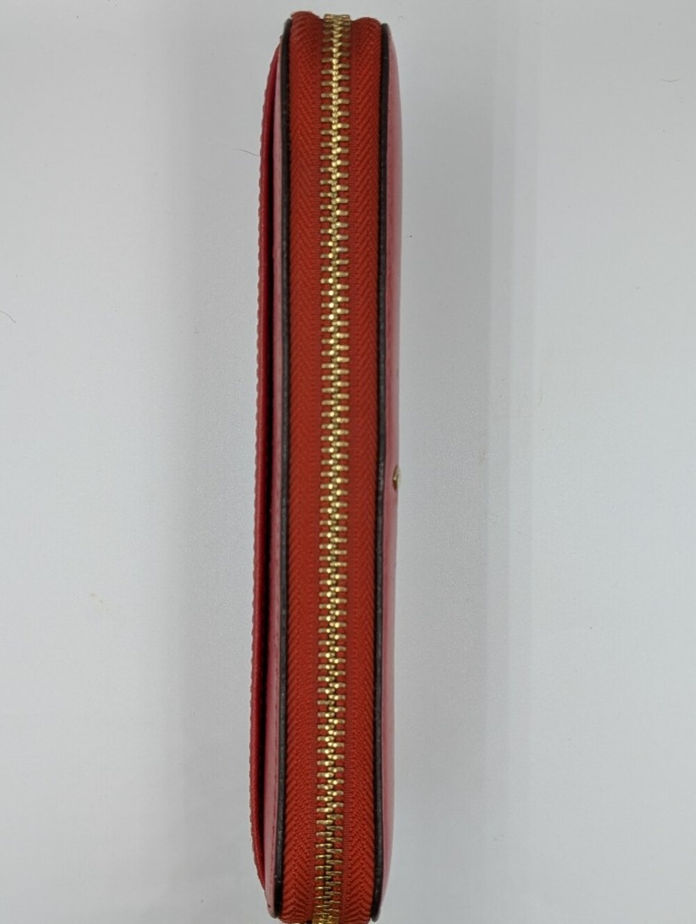 Kate Spade Wallet Red Continental Saffiano Leather Golden Hardware Zip Around - Picture 5 of 15